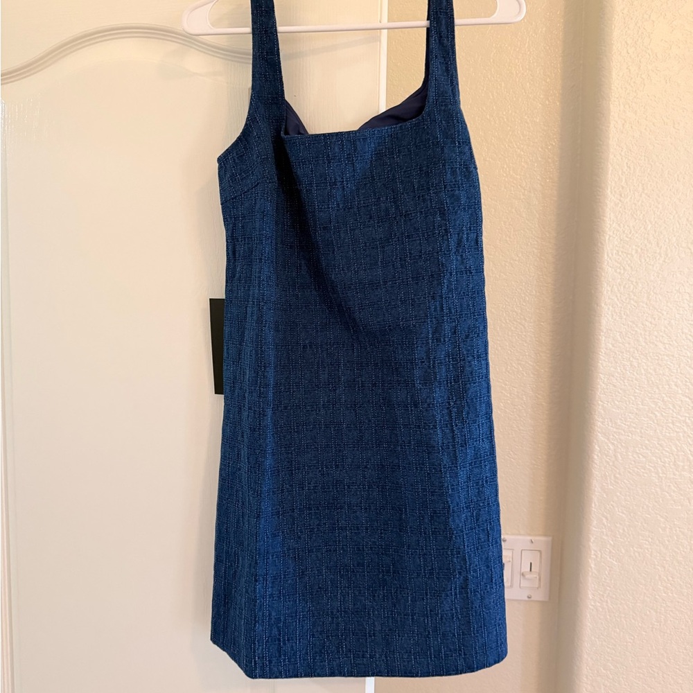 Tuckernuck denim blue mini dress size XS NWT